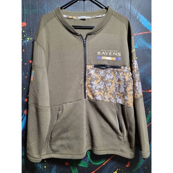 Baltimore Ravens "Salute to Soldiers" Jacket #036‎ - Picture 1 of 5